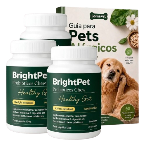 3 potes de BrightPet