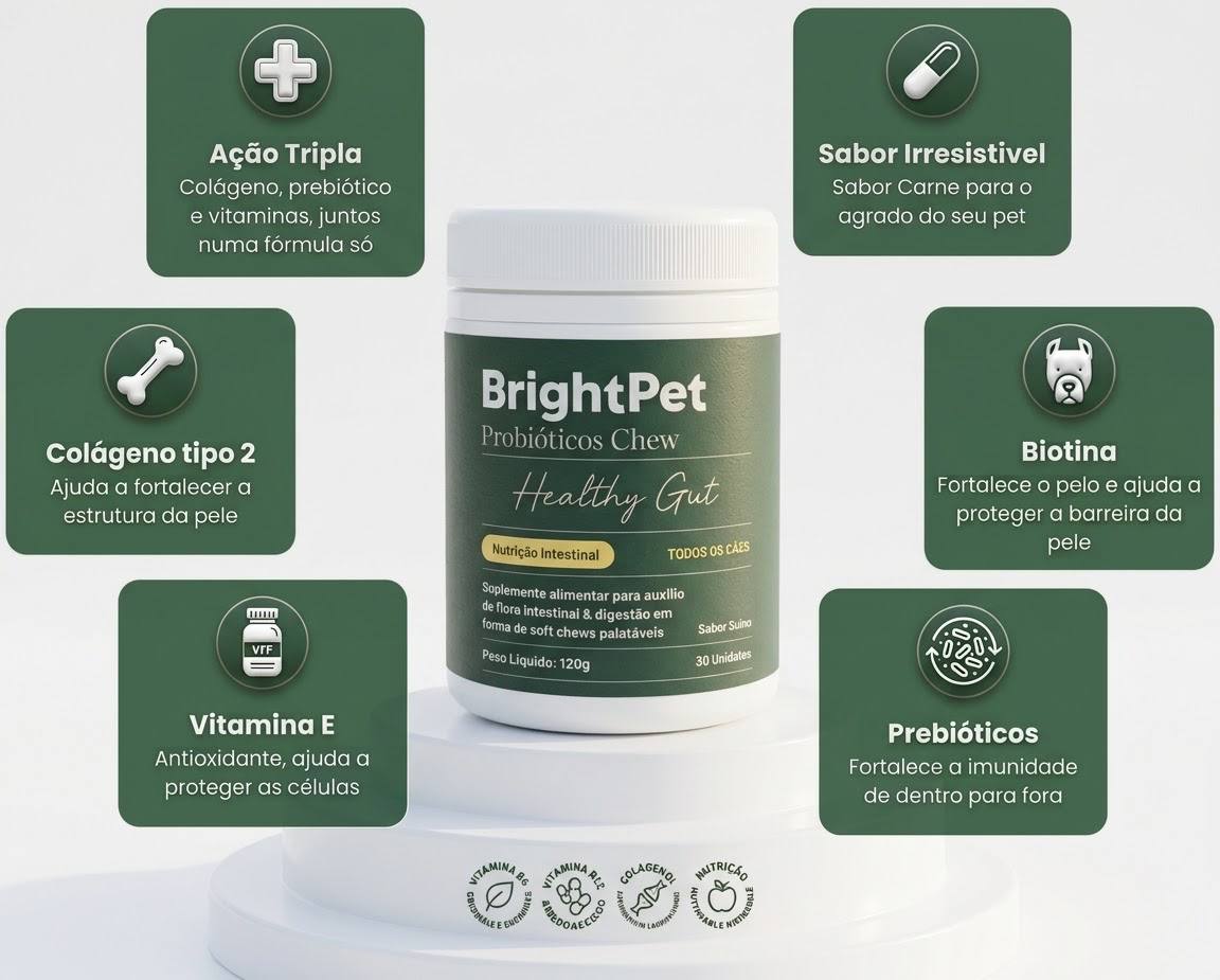 Benefícios e composição do BrightPet